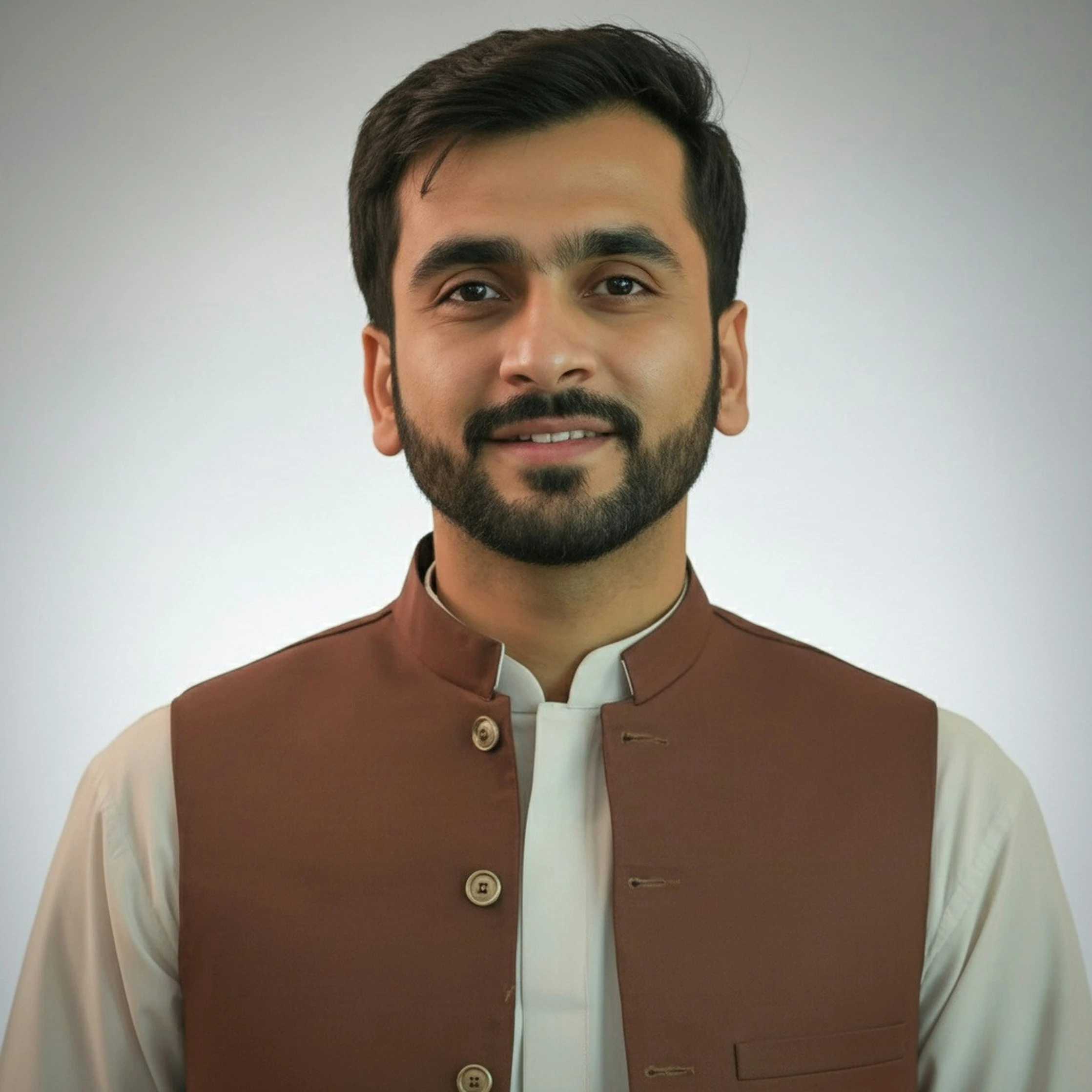 Professional headshot — remove and replace background with AI